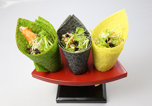 Egg Crepe Hand Roll